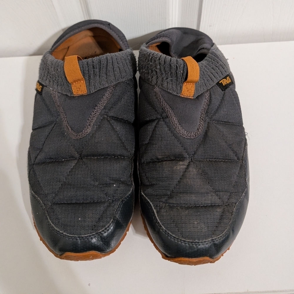 Teva ReEmber Mens Shoes Moc Gray Quilted Plaza Slip On Size 8 Slipper